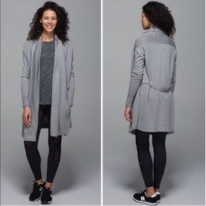 Lululemon Satnam Wrap Heathered Medium Grey 6